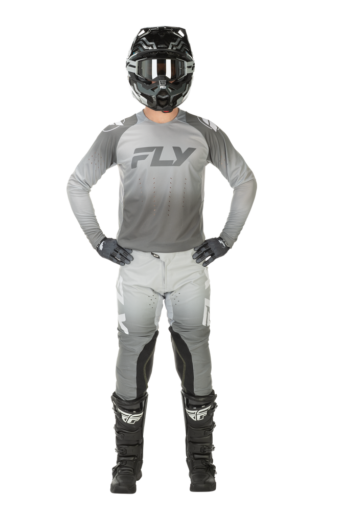 FLY Racing 2026 Evolution DST White/Grey Jersey Pant Combo