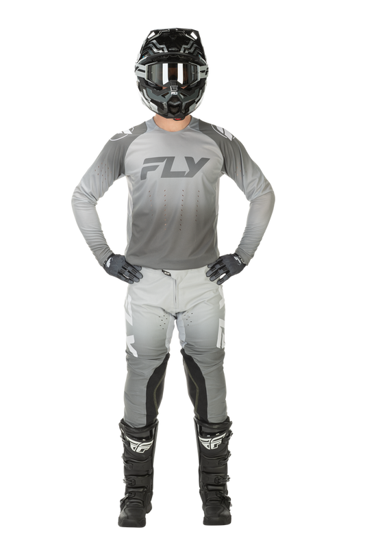 FLY Racing 2026 Evolution DST White/Grey Jersey Pant Combo