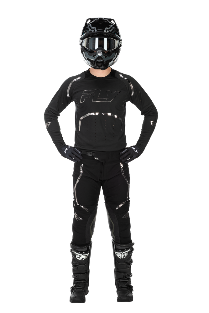 FLY Racing 2026 Evolution DST SE Spark Black/Silver Jersey Pant Combo