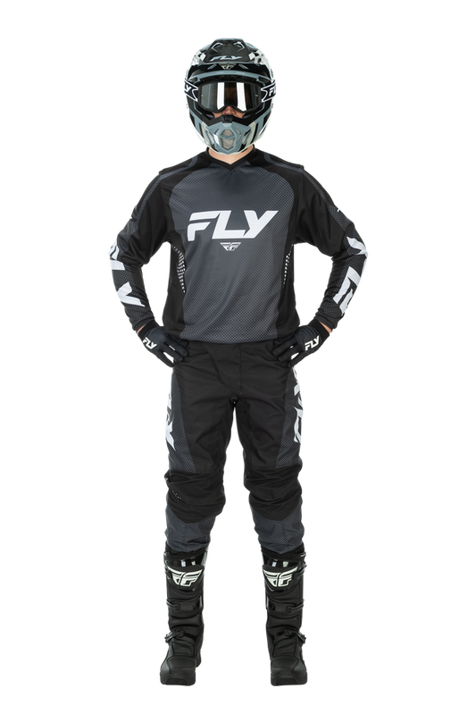 FLY Racing 2026 F-16 Black/White Jersey Pant Combo