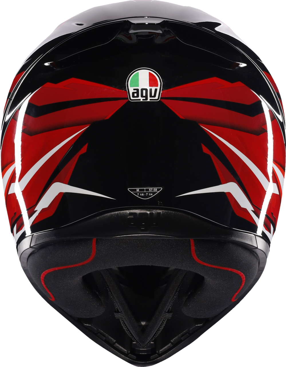 AGV K1 S Full Face Helmet Lion Black/Red/White
