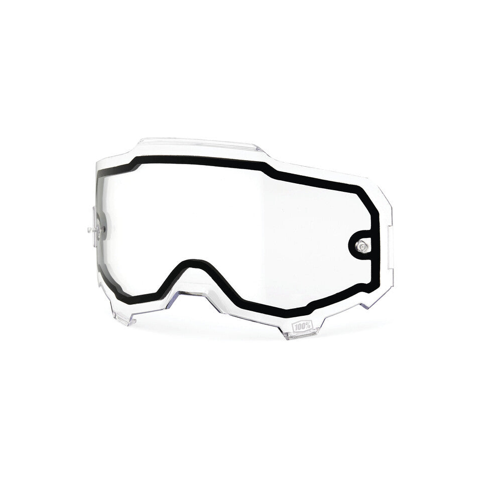 100% - 59051-00001 - ARMEGA DUAL DUAL PANE CLEAR LENS