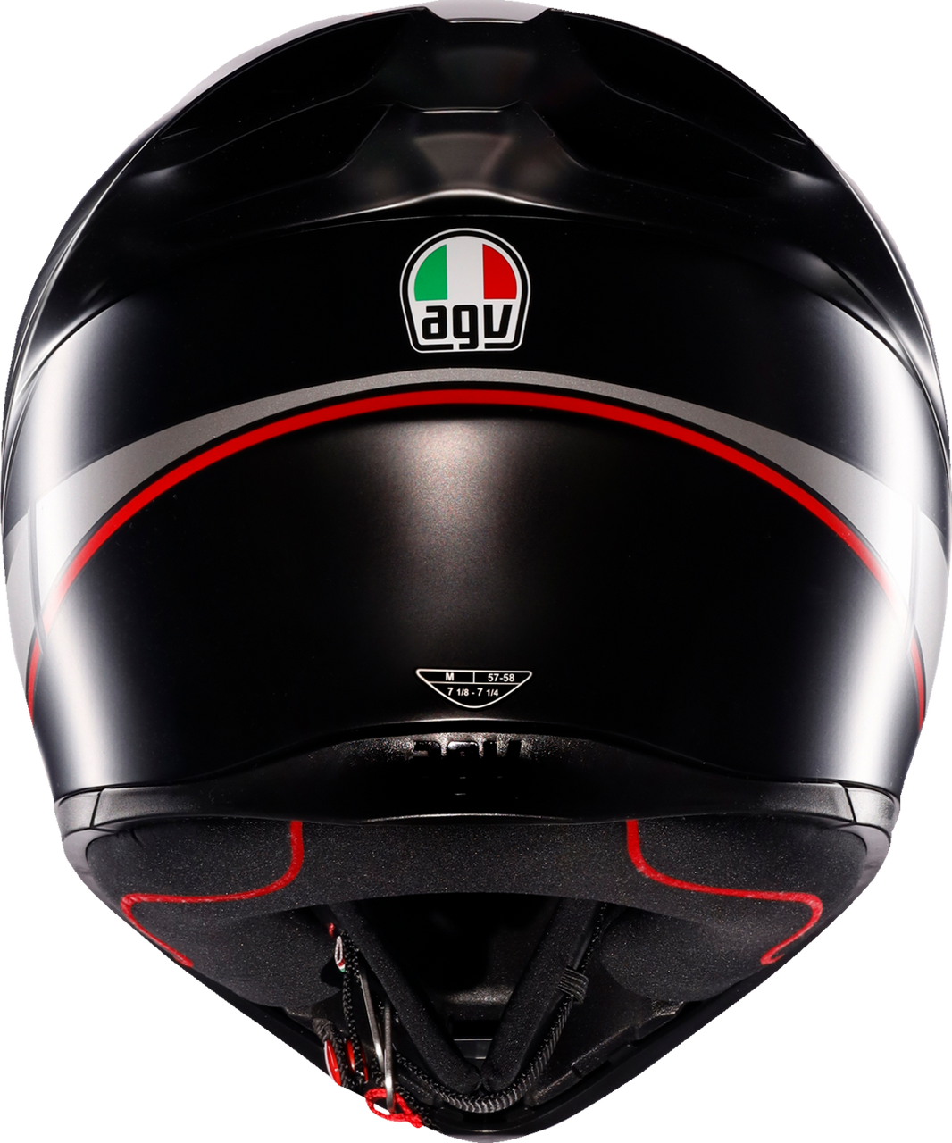 AGV K1 S Full Face Helmet Lap Matte Black/Gray/Red