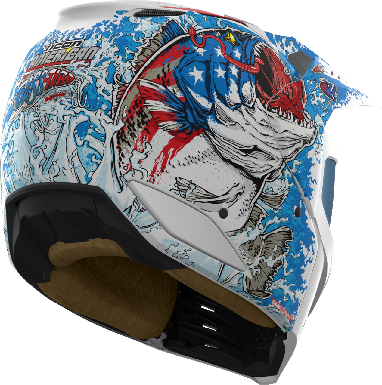 ICON Elsinore Helmet American Basstard Blue