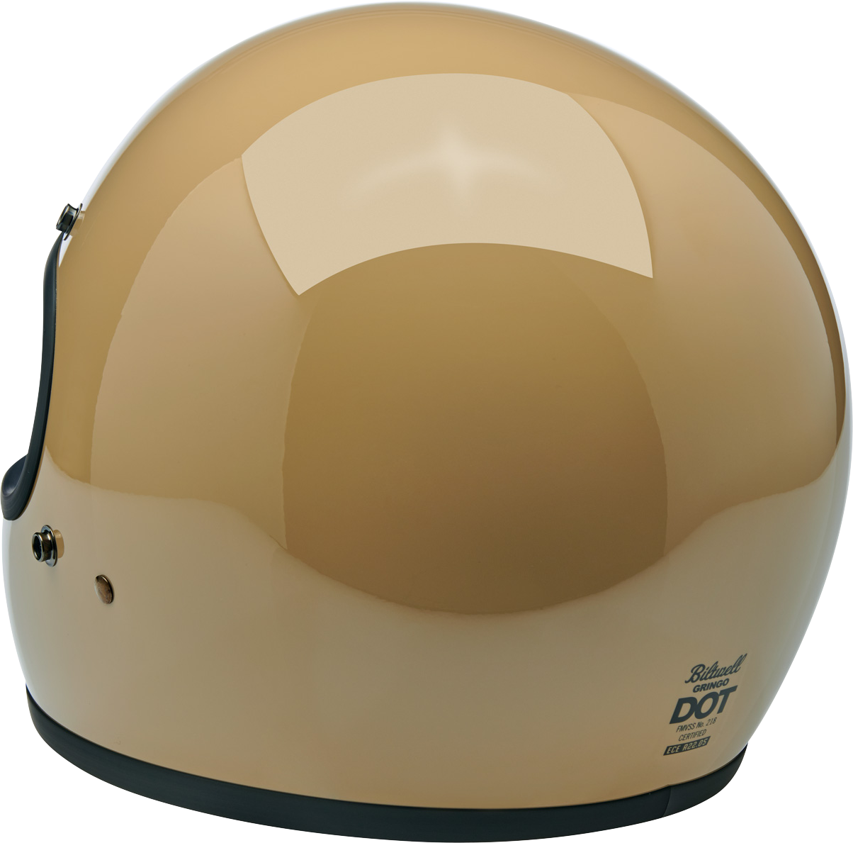 Biltwell Gringo Full Face Helmet Gloss Coyote Tan