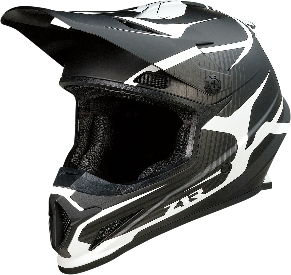 Z1R Rise Flame Offroad Helmet Black