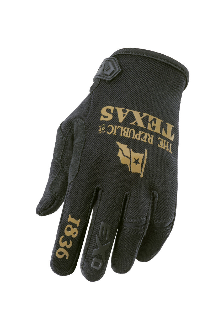 Scorpion Moto-Flex Gloves Lone Star Black/Gold