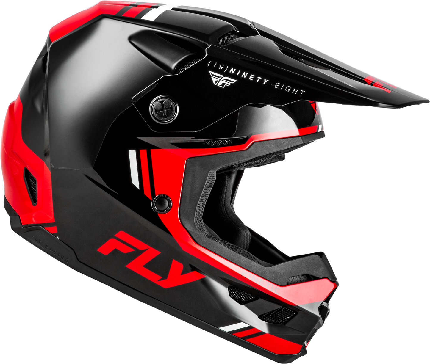 FLY Racing 2026 Kinetic Verdict Helmet Black/Red/White
