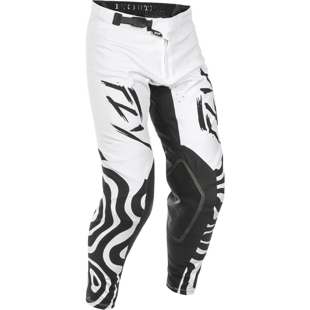 FLY Racing 2025 Evolution DST Abyss Jersey Pant Combo White/Black