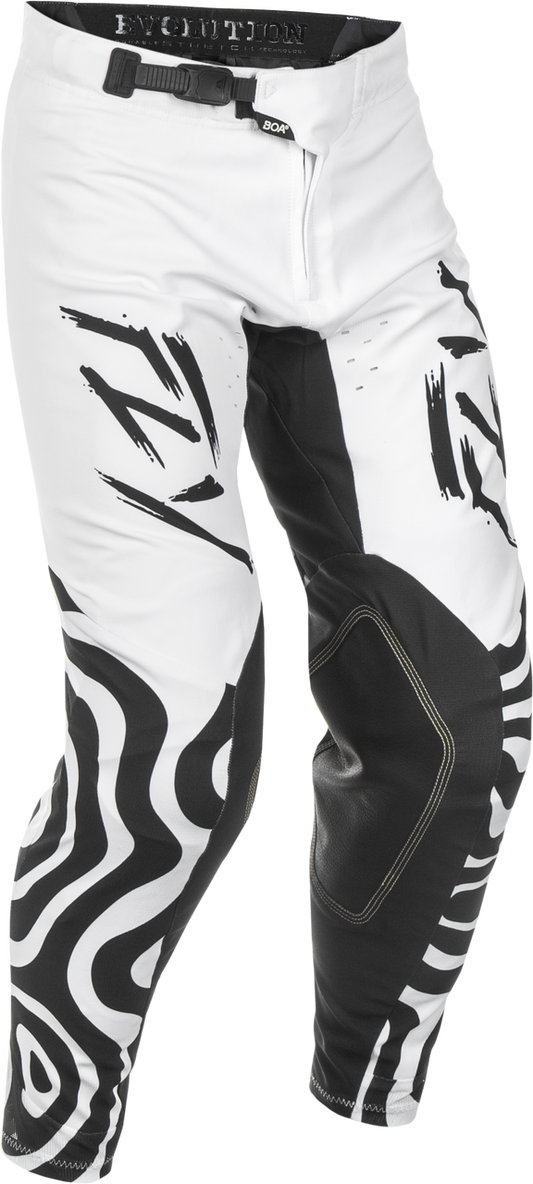 FLY Racing 2025 Evolution DST Abyss Pant White/Black