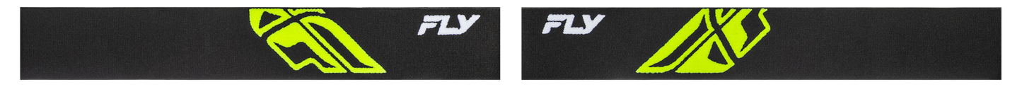FLY Racing Youth Focus Hi-Vis/Black with Clear Lens