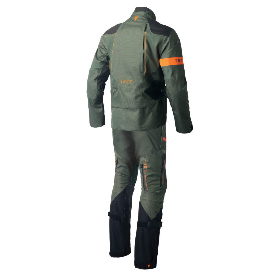 Thor 2024 Range Jersey Pant Combo Army Green/Orange