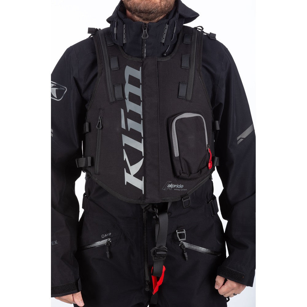 Klim Atlas 14 Avalanche Airbag Vest Black - Castlerock