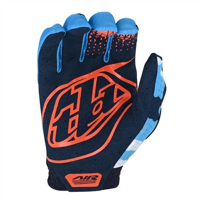 Troy Lee Designs 2022 Youth Air Gloves - Formula Camo Navy/Orange