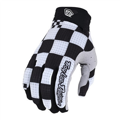 Troy Lee Designs 2022 Youth Air Gloves - Chex Black/White