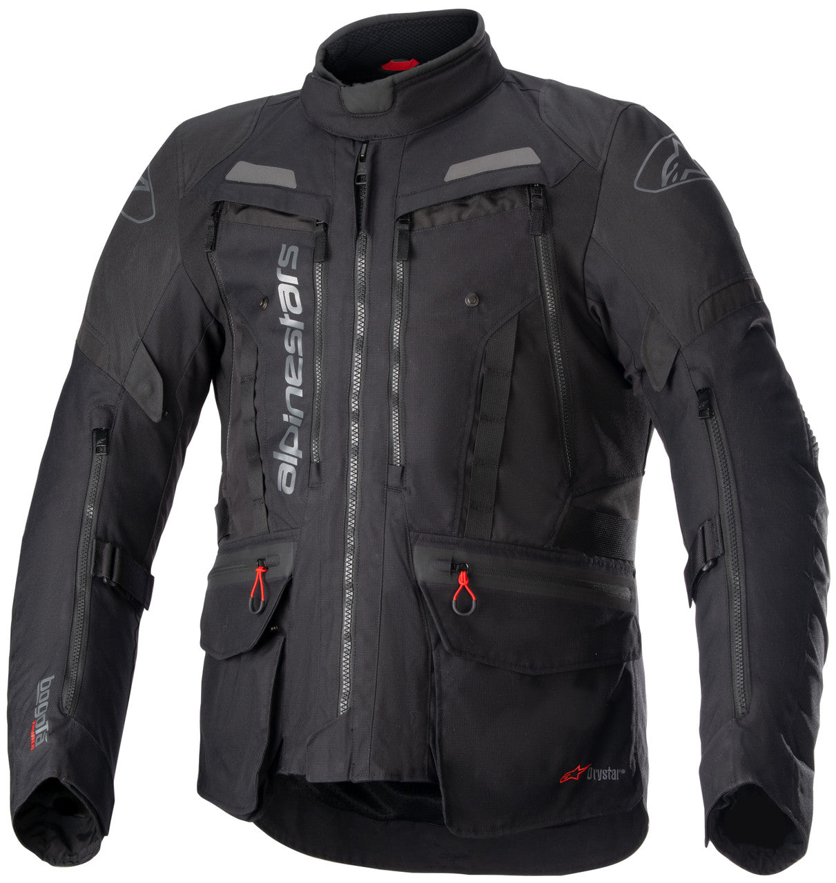 Alpinestars Bogoto Pro Drystar Motorcycle Jacket Black/Black