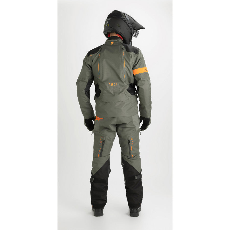 Thor 2024 Range Jersey Pant Combo Army Green/Orange