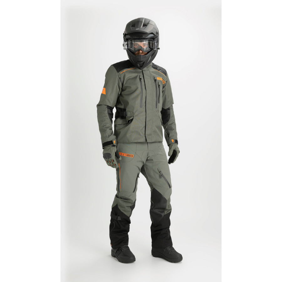 Thor 2024 Range Jersey Pant Combo Army Green/Orange