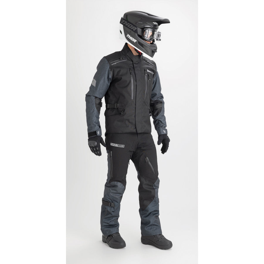 Thor 2024 Range Jersey Pant Combo Black/Heather Gray
