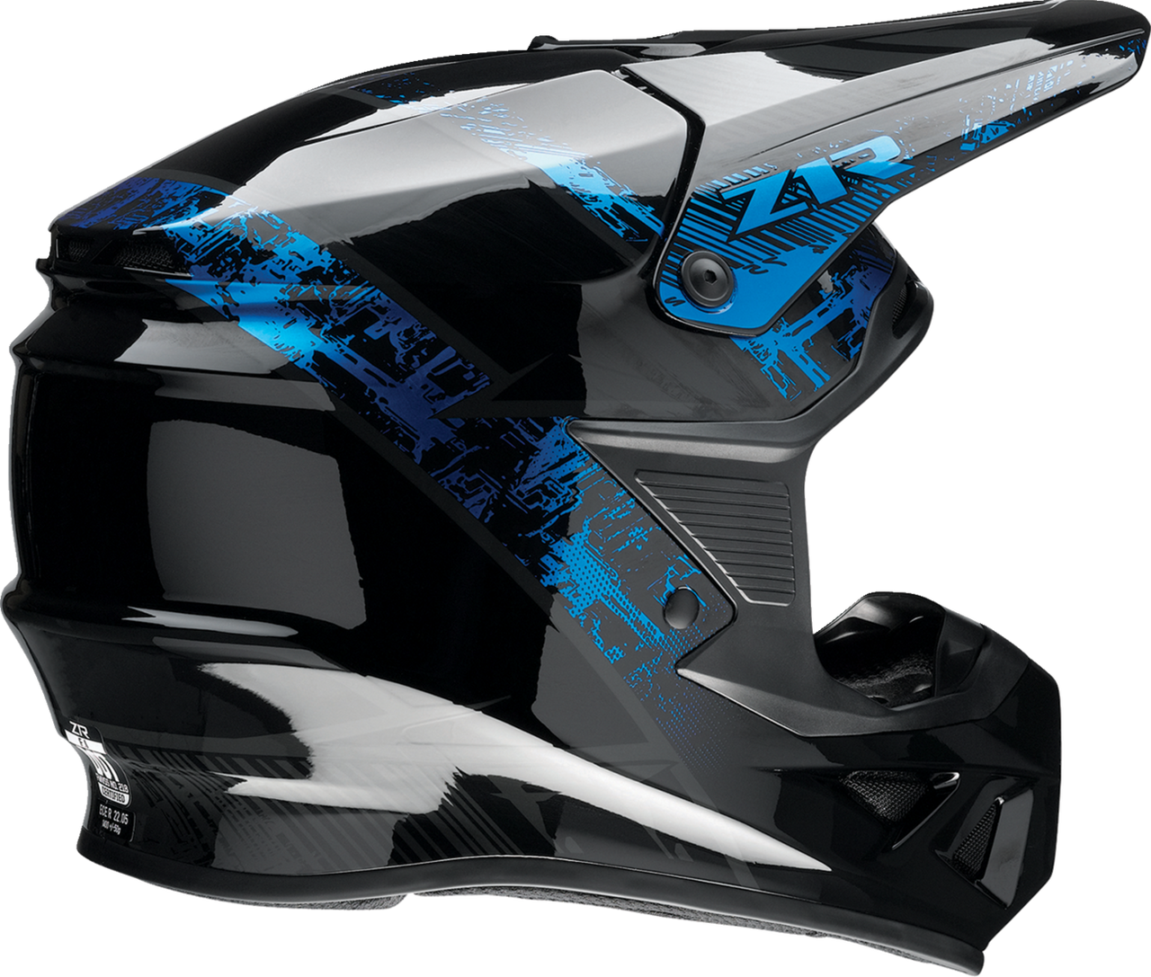 Z1R F.I. Fractal MIPS Offroad Helmet Blue