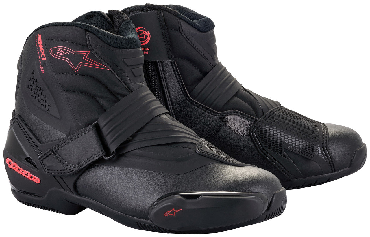 Alpinestars Stella SMX-1 R v2 Motorcycle Boots Black/Pink
