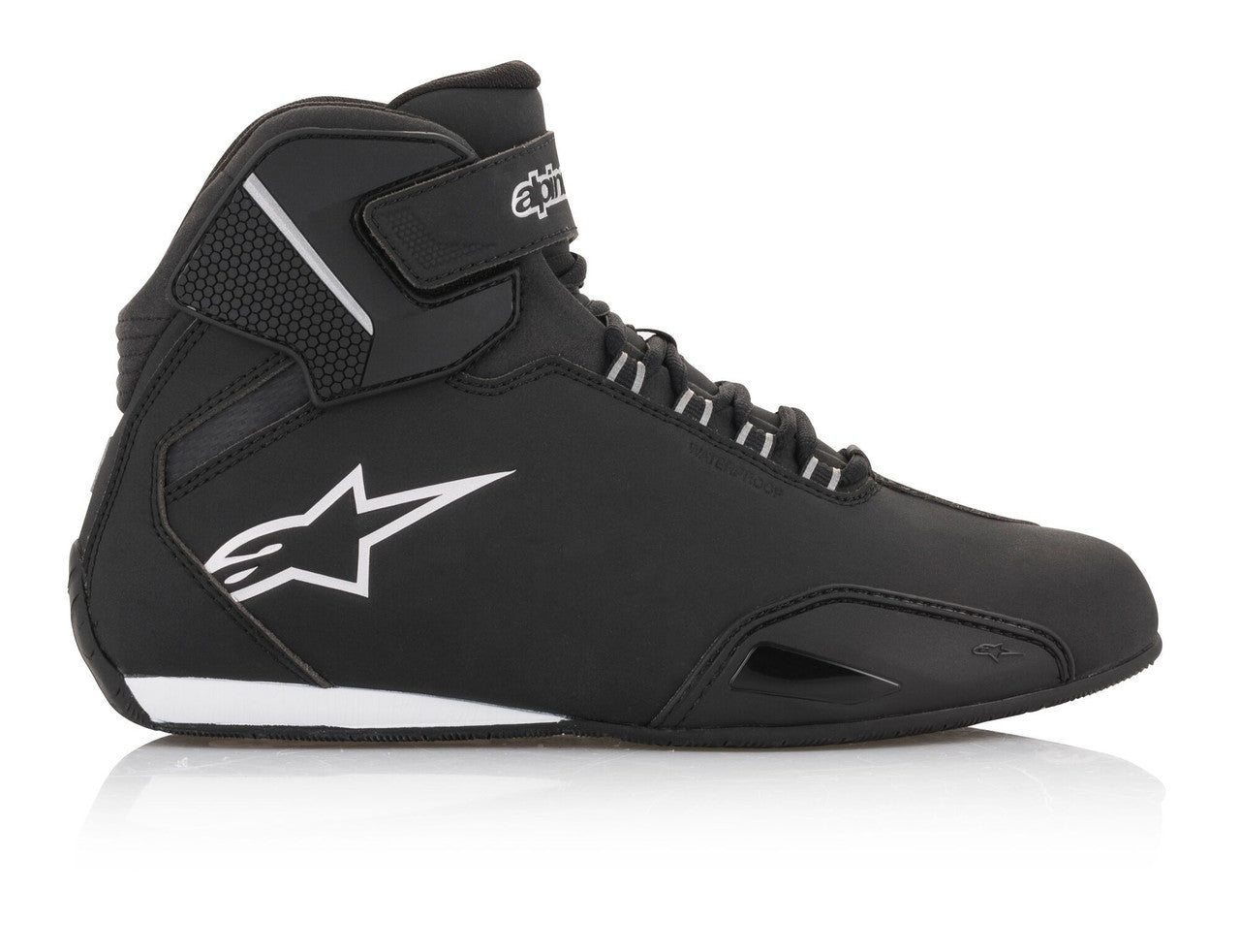 Alpinestars Stella Sektor Waterproof Riding Shoes Black/Silver