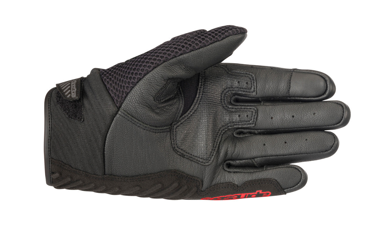 Alpinestars SMX-1 Air v2 Motorcycle Gloves Black/Red Fluo