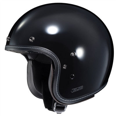 HJC IS-5 Solid Open Face Helmet - Black