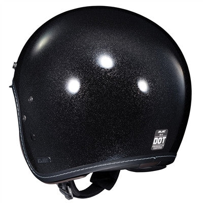 HJC IS-5 Metallic Open Face Helmet - Metal Flake Black
