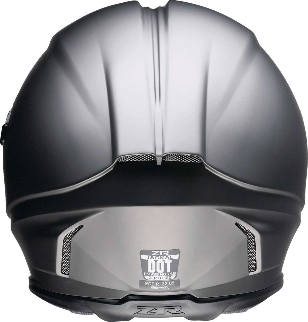 Z1R Jackal Satin Full Face Helmet Titanium