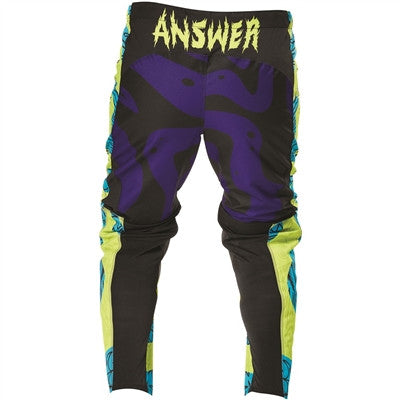 Answer Racing 2021 Akron Hypno Pants - Hyper Acid/Astana/Purple