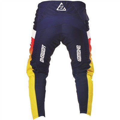 Answer Racing 2021 Youth Syncron Charge Pants - Pink/Yellow/Midnight