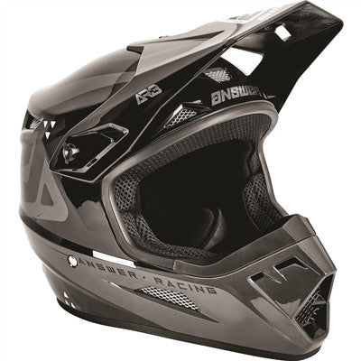 Answer Racing 2022 AR3 Vortex Helmet - Black/Gravel