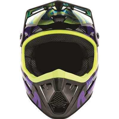 Answer Racing 2021 AR3 Hypno Helmet - Hyper Acid/Astana/Purple