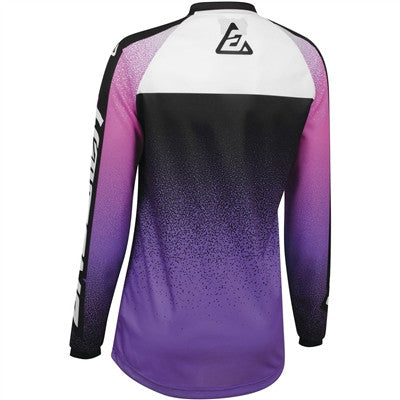 Answer Racing 2022 Womens Syncron Prism Jersey - Purple/Seafoam