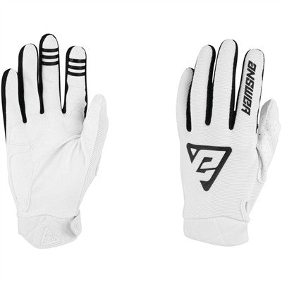 Answer Racing 2022 Peak Gloves - White/Black