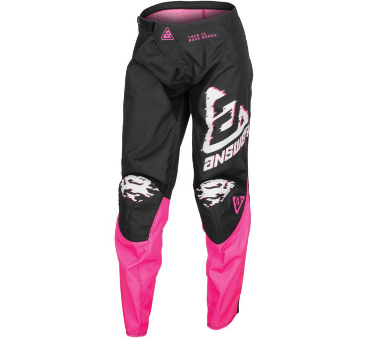 Answer Racing 2023 Womens Syncron Meltdown Jersey Pant Combo - Black/Magenta/Grey