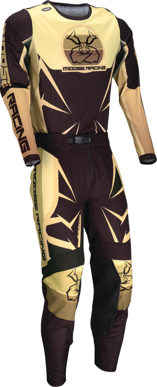 Moose Racing 2025 Agroid Jersey Pant Combo Brown/Black
