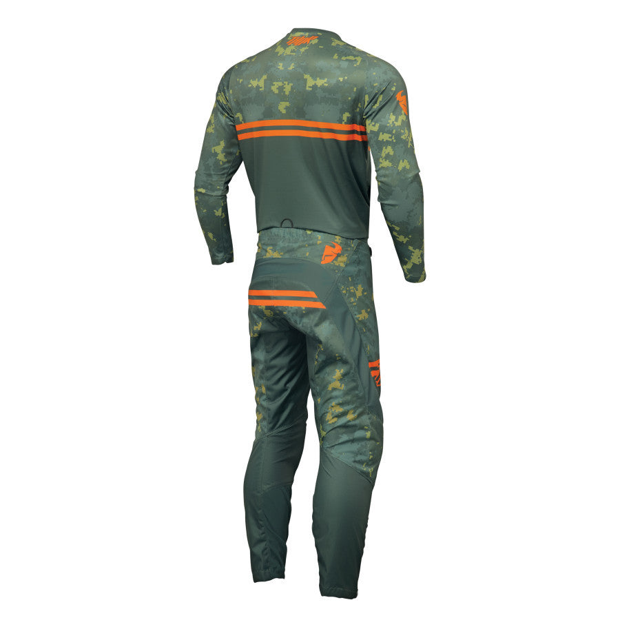 Thor 2024 Youth Sector Digi Jersey Pant Combo Forest Green