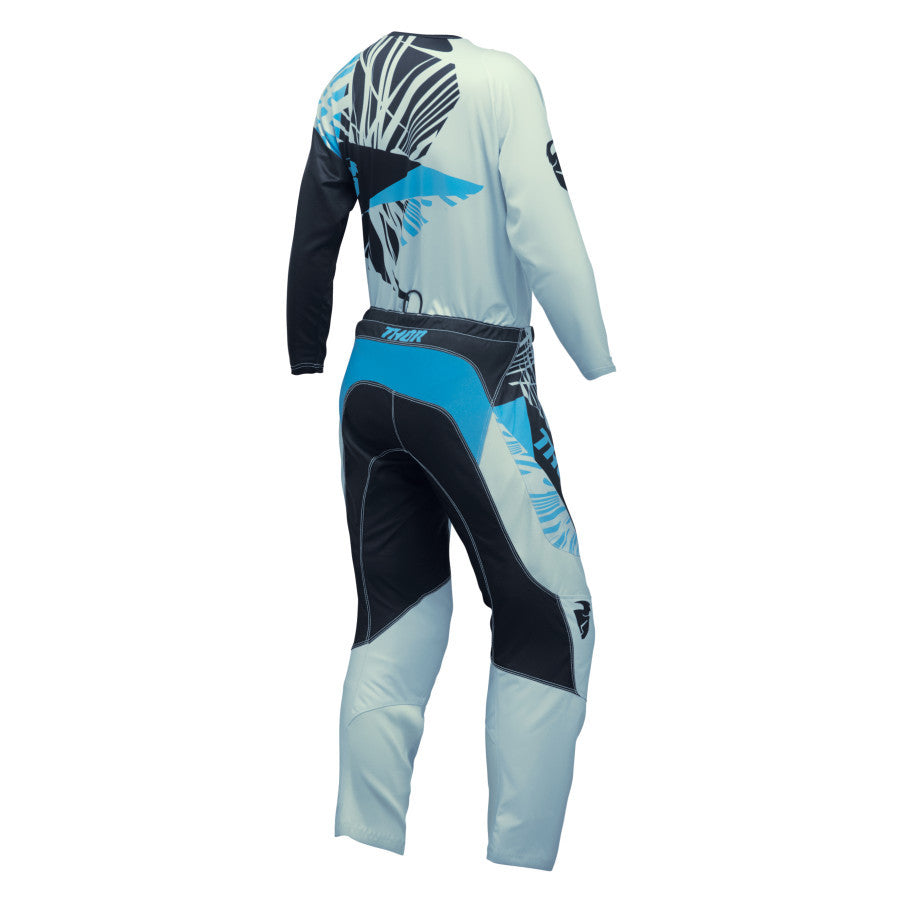 Thor 2024 Womens Sector Split Jersey Pant Combo Starlight Blue/Black
