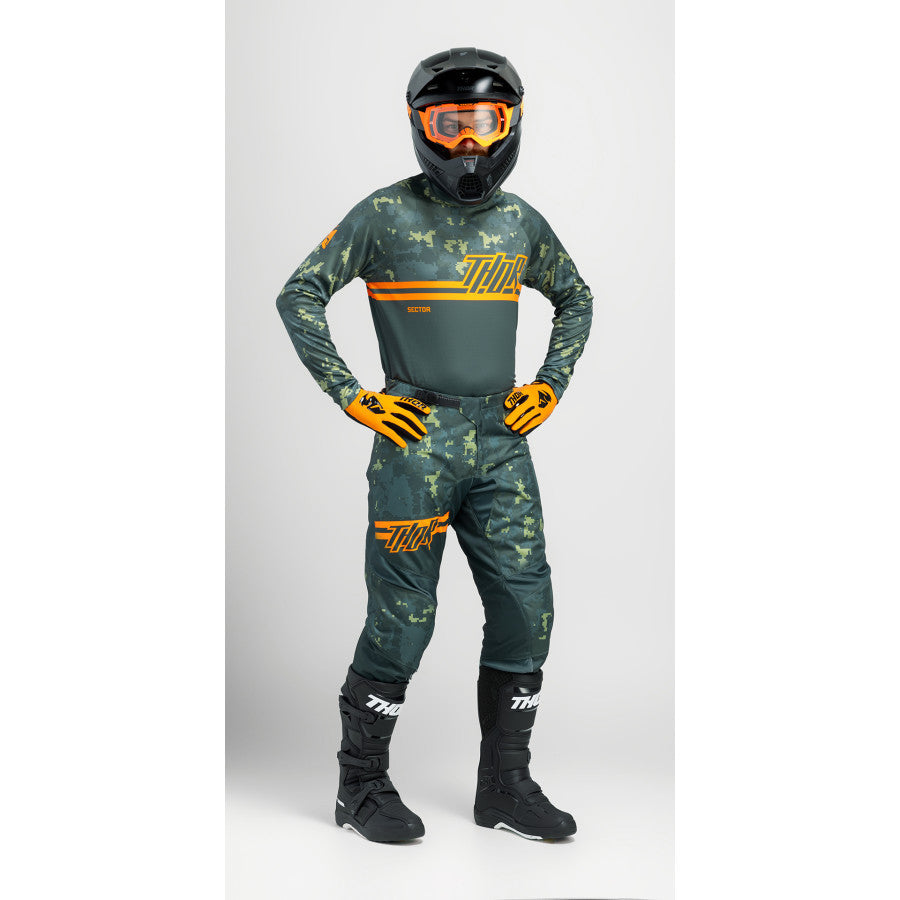Thor 2024 Youth Sector Digi Jersey Pant Combo Forest Green
