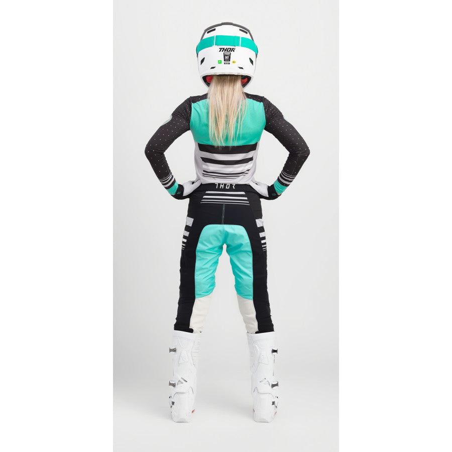 Thor 2024 Womens Prime Blaze Jersey Pant Combo Black/Mint