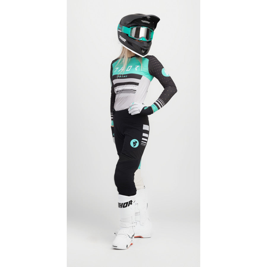 Thor 2024 Womens Prime Blaze Jersey Pant Combo Black/Mint