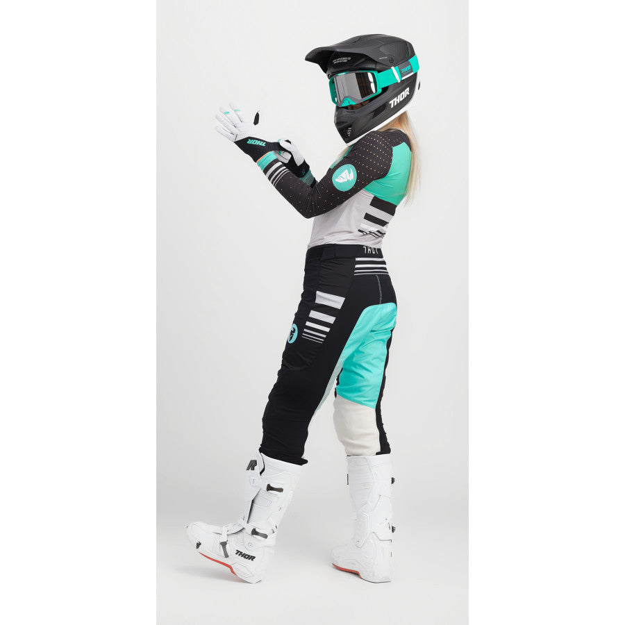 Thor 2024 Womens Prime Blaze Jersey Pant Combo Black/Mint