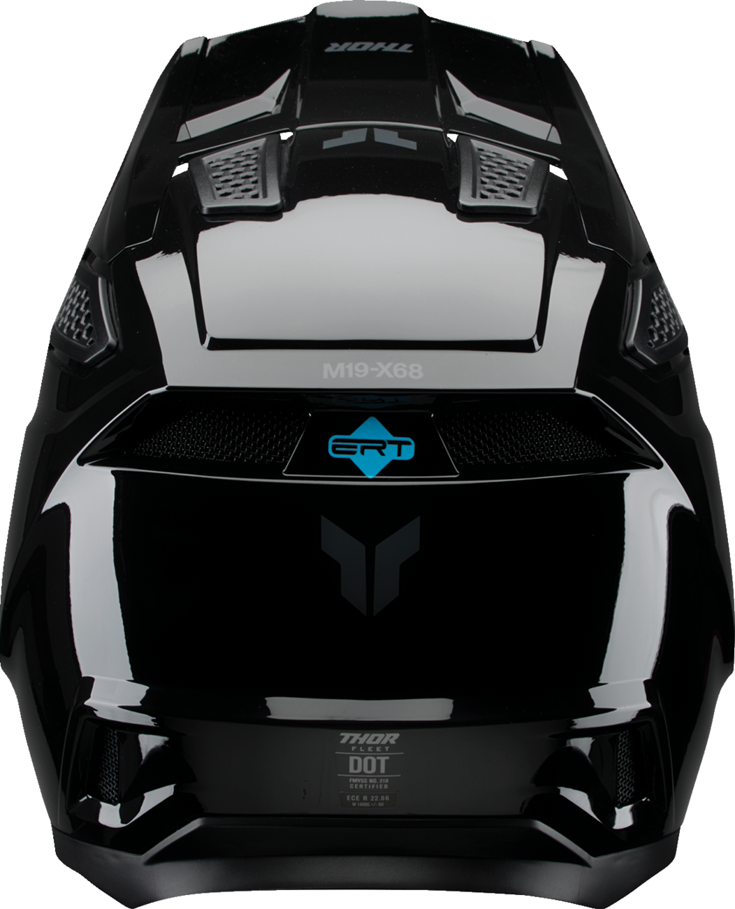 Thor Fleet Helmet Blackout Gloss Black
