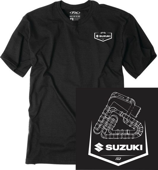 Factory Effex Suzuki Track T-Shirt Black