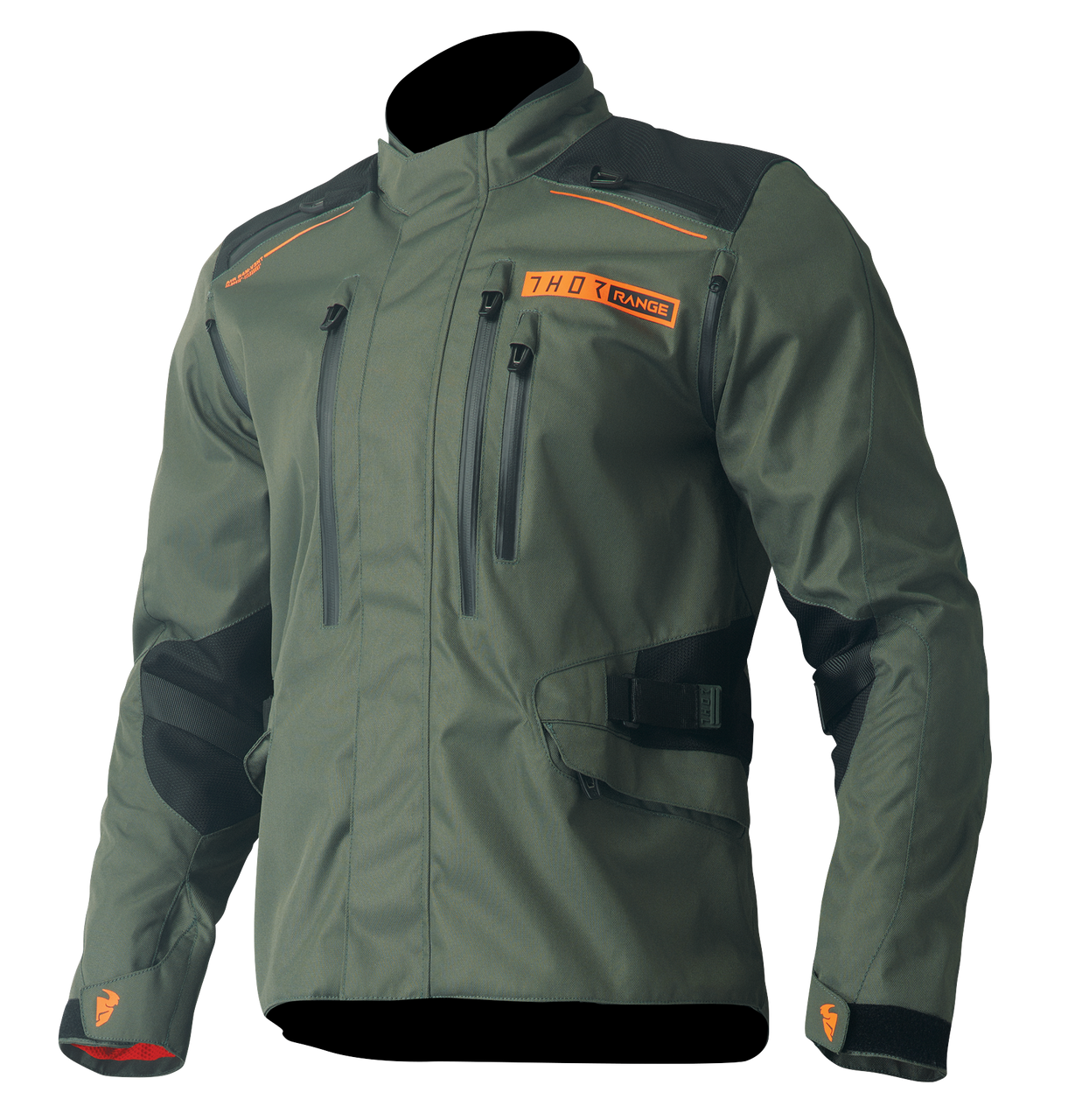 Thor Range Jacket Pant Combo Army/Orange Jacket Pant Combo
