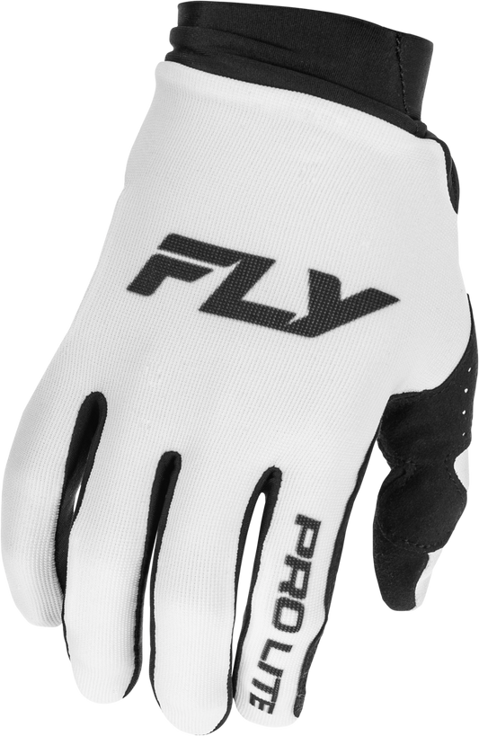 FLY Racing 2026 Youth Pro Lite Gloves White/Black