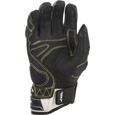 FLY Racing Brawler Leather Gloves - Black/White