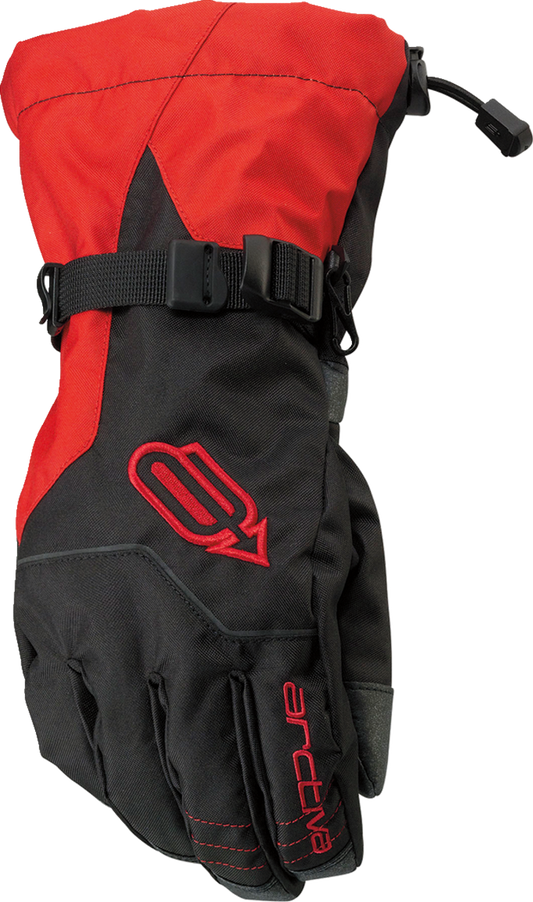 Arctiva Pivot Insulated Snow Gloves - Black/Red